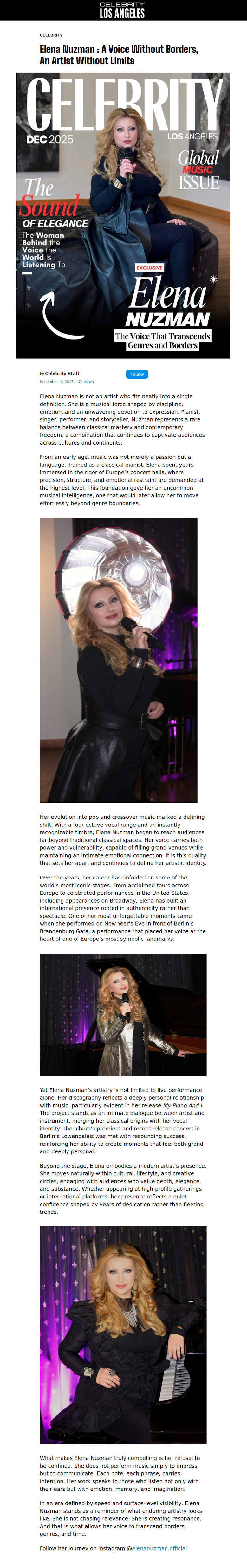 Elena Nuzman - celebritylosangeles.com - Dezember 2025