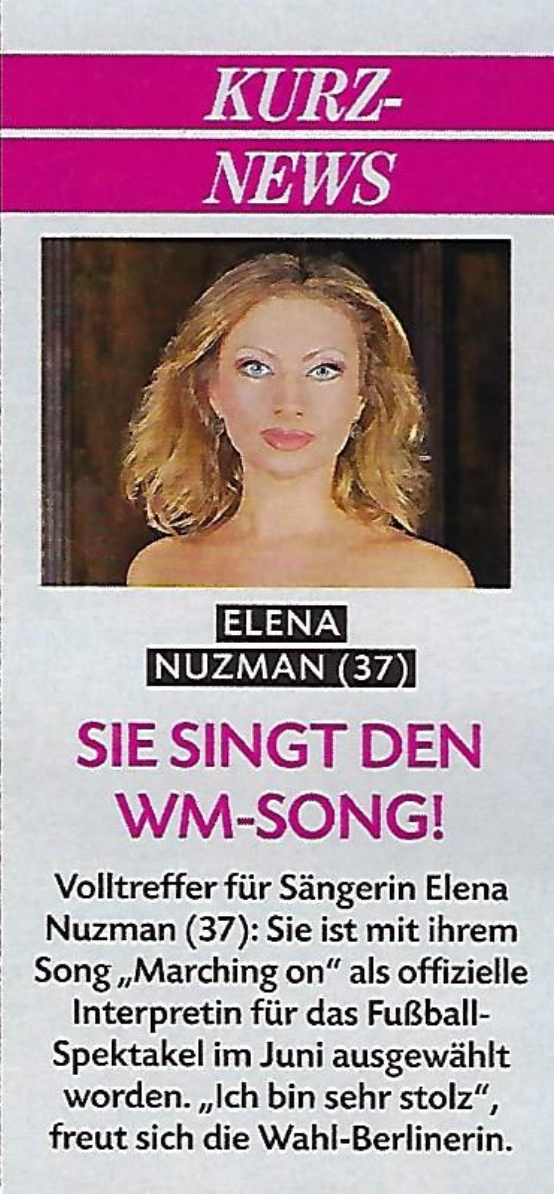 Elena Nuzman - Closer - April 2018