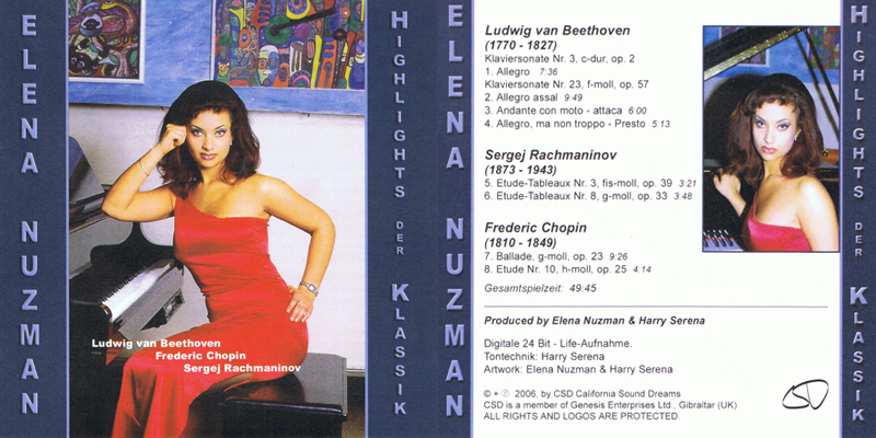 Elena Nuzman - Highlights der Klassik - Album 2006