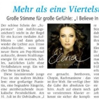 Elena Nuzman - Hellweger Anzeiger - August 2009